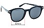 Sunglass Fix Verres de Remplacement pour Tom Ford Jameson TF752 - 52mm Wide 