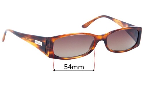 Sunglass Fix Replacement Lenses for Versace MOD 3044 - 54mm Wide 