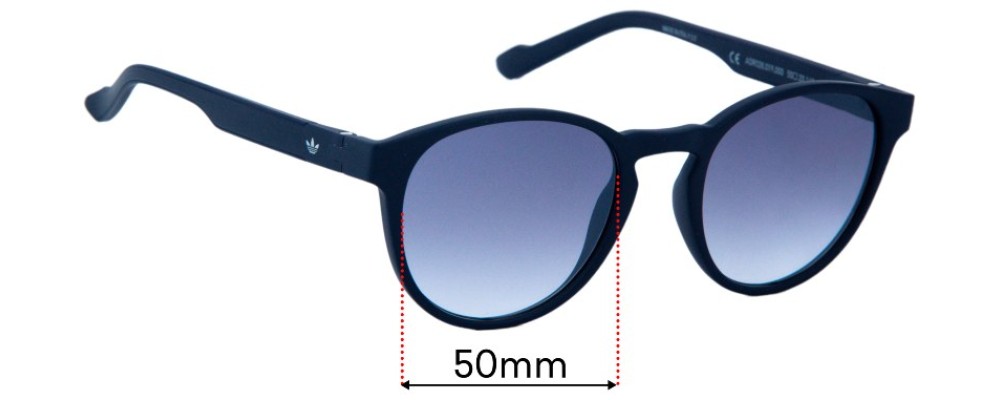 Sunglass Fix Replacement Lenses for Adidas AOR028 - 50mm Wide