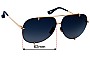 Sunglass Fix Lentes de Repuesto para Dita Talon - 62mm Wide 