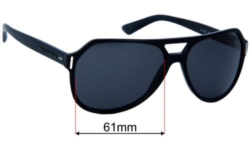 Dolce & Gabbana DG4224 Replacement Lenses 61mm wide 