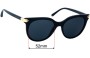 Sunglass Fix Lentes de Repuesto para Dolce & Gabbana DG6117 - 52mm Wide 