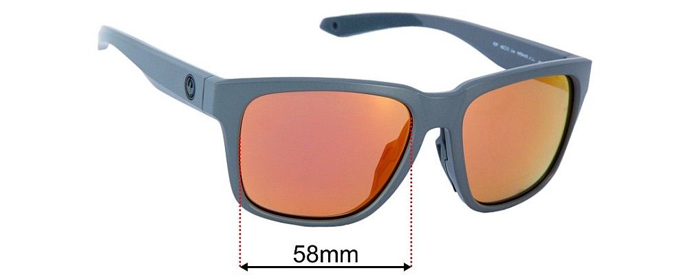 Sunglass Fix Replacement Lenses for Dragon Mariner X LL  - 58mm Wide