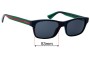 Sunglass Fix Replacement Lenses for Gucci GG0006O  - 53mm Wide 