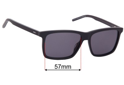 Hugo Boss HG Sun Rx 04 Replacement Lenses 57mm wide 