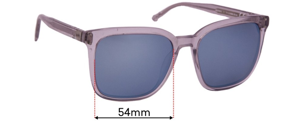 Sunglass Fix Replacement Lenses for Maui Jim WestSide - 54mm Wide