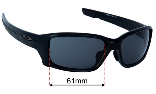 Oakley Straightlink OO9331 Replacement Sunglass Lenses - 61mm wide 