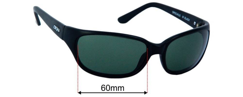 Sunglass Fix Replacement Lenses for Otis Specials  - 60mm Wide