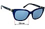Sunglass Fix Replacement Lenses for Tory Burch TY7099  - 56mm Wide 