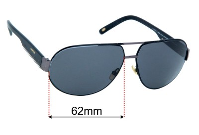 Carrera 11 Replacement Lenses 62mm wide 
