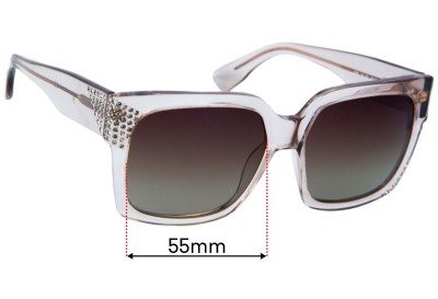 Jimmy Choo Jen/S Replacement Lenses 55mm wide 