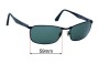Sunglass Fix Replacement Lenses for Ray Ban RB3534 - 59mm Wide 
