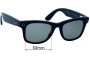 Sunglass Fix Replacement Lenses for Ray-Ban RW4004 Stories Wayfarer - 53mm Wide 