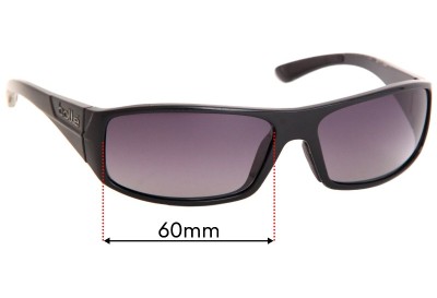 Sunglass Fix Replacement Lenses for Bolle Weaver - 60mm wide 