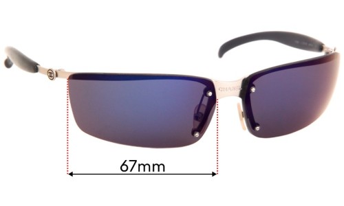 Sunglass Fix Replacement Lenses for Chanel 4008 - 67mm Wide 