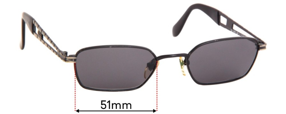 Sunglass Fix Replacement Lenses for Guess GU5036 - 51mm Wide
