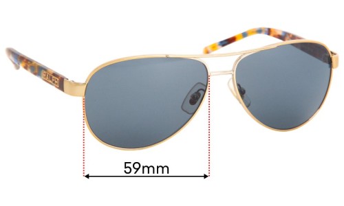 Polo RA 4004 Lentes de Repuesto 59mm wide 