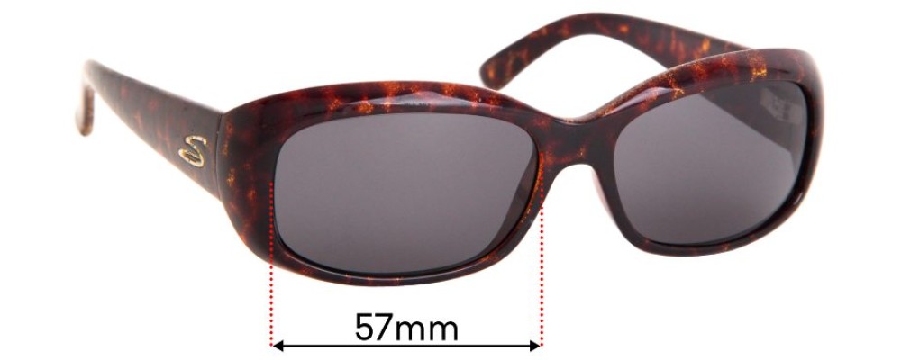 Sunglass Fix Replacement Lenses for Serengeti Bianca - 57mm Wide