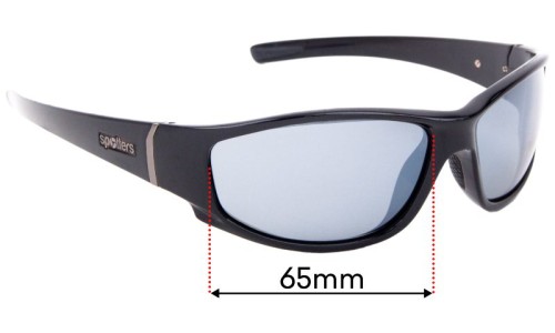 Sunglass Fix Replacement Lenses for Spotters Cristo - 65mm Wide 