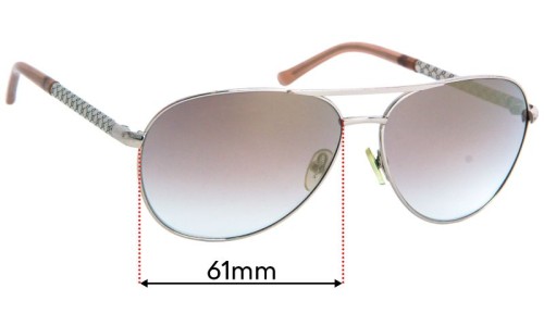Sunglass Fix Replacement Lenses for Oroton  Clemence - 61mm Wide 