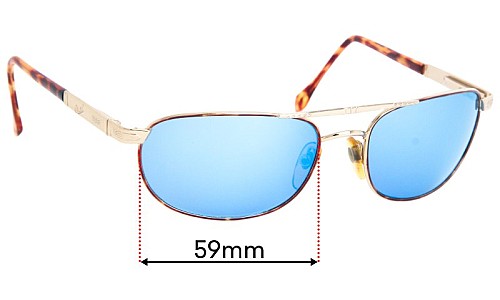 Sunglass Fix Replacement Lenses for Persol PO2009S - 59mm Wide 