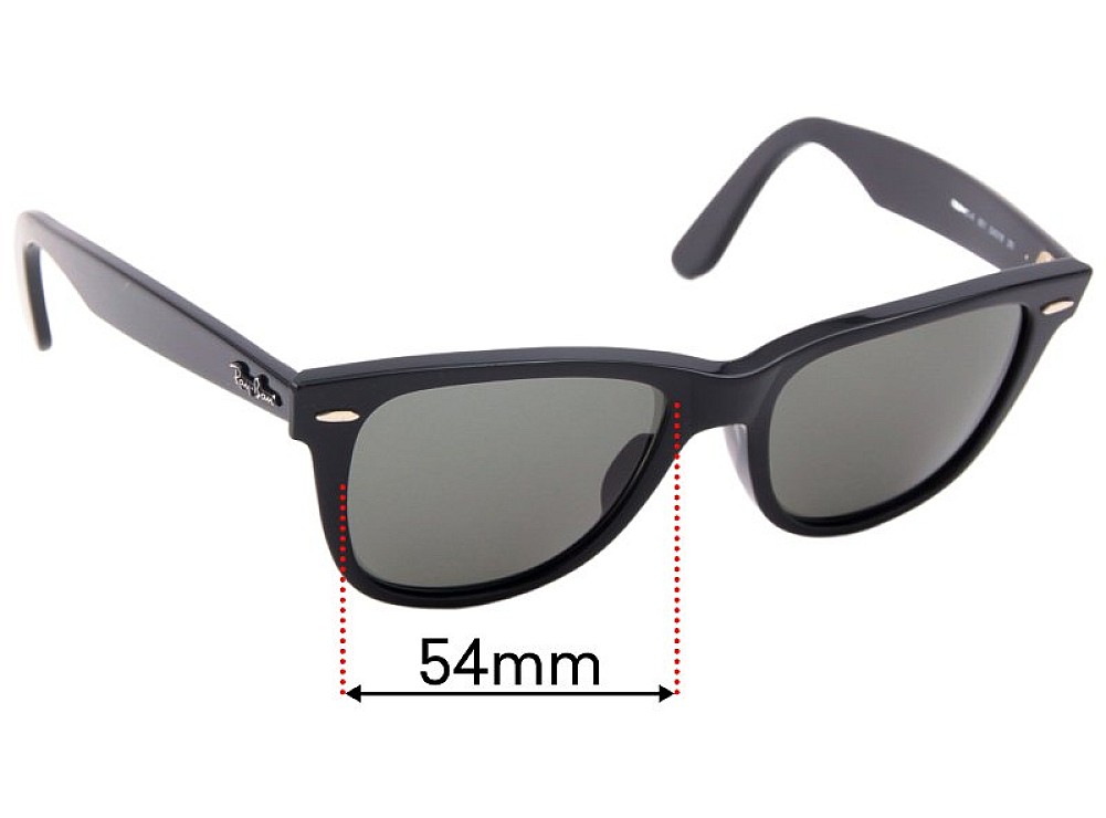 Sunglass Fix Replacement Lenses for Ray Ban RB2140-A Wayfarer - 54mm Wide Sunglass Fix Replacement Lenses for Ray Ban RB2140-A Wayfarer - 54mm Wide