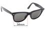Sunglass Fix Replacement Lenses for Ray Ban RB2140-A Wayfarer - 54mm Wide 