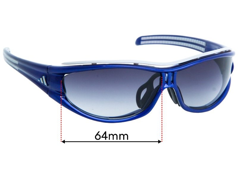 ADIDAS EVILEYE PRO S A127 64MM 1 replacement sunglass lenses