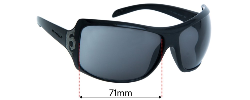 Sunglass Fix Replacement Lenses for Arnette Undercover AN4091 - 71mm Wide