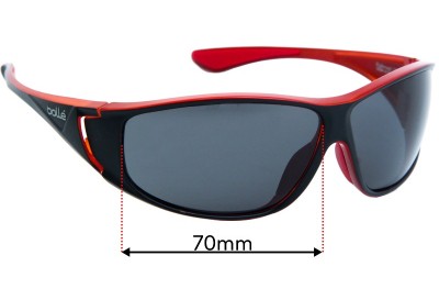 Bolle Highwood Replacement Sunglass Lenses - 70mm 