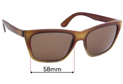 Bolle IREX 100 Replacement Sunglass Lenses - 58mm wide  