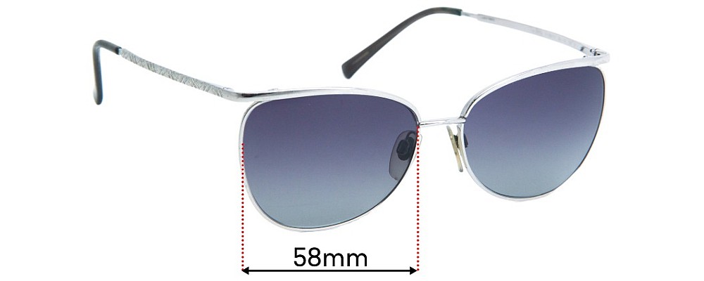Sunglass Fix Replacement Lenses for Burberry B 3059 - 58mm Wide