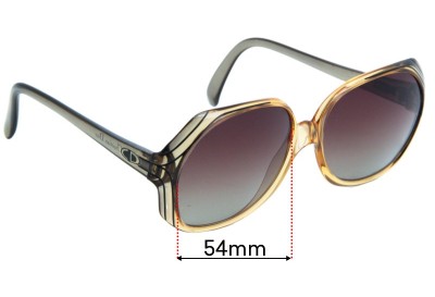 Christian Dior 2035 Replacement Lenses 54mm wide 