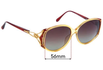Christian Dior CD2709 Replacement Lenses 56mm wide 