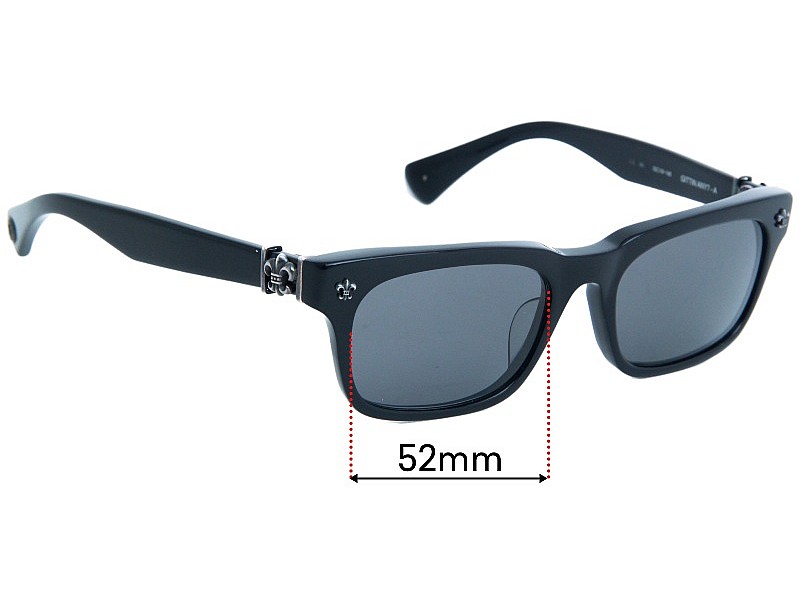 Sunglass Fix Replacement Lenses for Chrome Hearts Gittin Any? - 52mm Wide