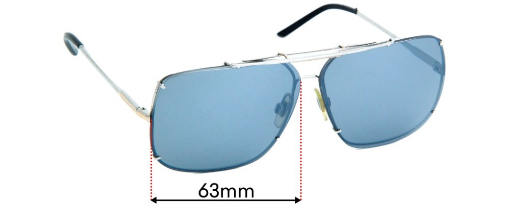 Sunglass Fix Replacement Lenses for Dolce & Gabbana DG2080  - 63mm Wide