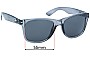 Sunglass Fix Replacement Lenses for Humps  Alpine - 55mm Wide 