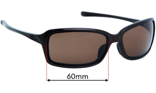 Sunglass Fix Replacement Lenses for Oakley Dispute OO9233 - 60mm Wide 