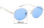 Sunglass Fix Verres de Remplacement pour Oliver Peoples OV11997ST After Midnight - 49mm Wide 