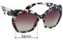 Sunglass Fix Replacement Lenses for Prada SPR16RS - 56mm Wide 