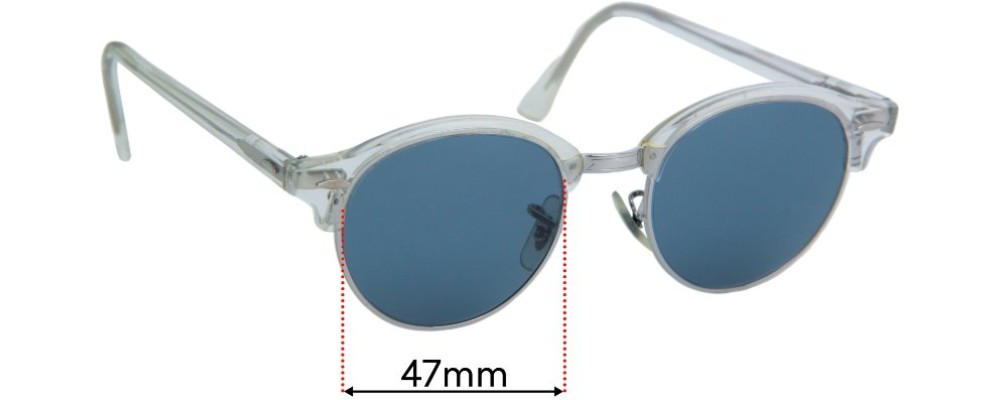 Sunglass Fix Replacement Lenses for Ray Ban RB4246-V - 47mm Wide