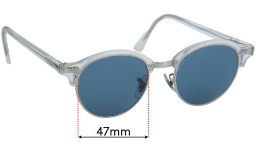 Sunglass Fix Replacement Lenses for Ray Ban RB4246-V - 47mm Wide 