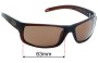 Sunglass Fix Replacement Lenses for R.M. Williams Cunningham - 63mm Wide 