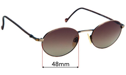 Sunglass Fix Replacement Lenses for Rodenstock R2383  - 48mm Wide 