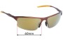 Sunglass Fix Verres de Remplacement pour Ray-Ban Scuderia Ferrari Unknown Model - 60mm Wide 