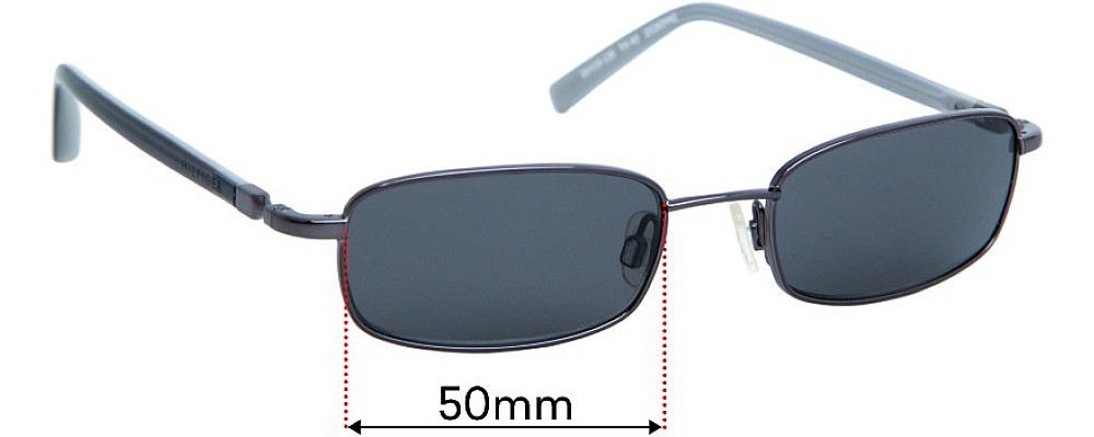Sunglass Fix Replacement Lenses for Tommy Hilfiger TH 43 - 50mm Wide