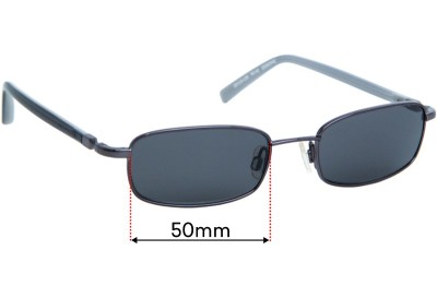 Tommy Hilfiger TH 43 Replacement Lenses 50mm wide 