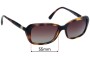 Sunglass Fix Verres de Remplacement pour Vogue VO2964-SB - 55mm Wide 