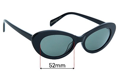 Wanderlust Gizelle  Replacement Lenses 52mm wide 