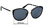 Sunglass Fix Verres de Remplacement pour Alex Perry AP Men Sun Rx 47 - 57mm Wide 